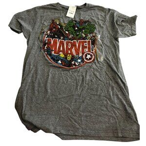 New with tags: Marvel Short Sleeve Graphic T-Shirt - Graphite Heather Small